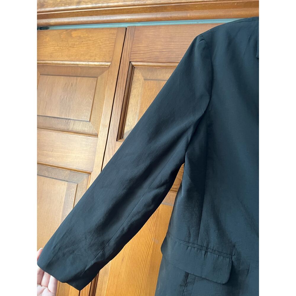 NWT Madewell Women's The Relaxed Blazer Softdrape Modal True Black Size S - Picture 7 of 13
